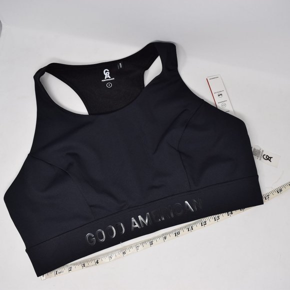 Good American Core Power Sports Bra sz 5 Black 2XL Gym Run Yoga Walk Athletic - Picture 8 of 10